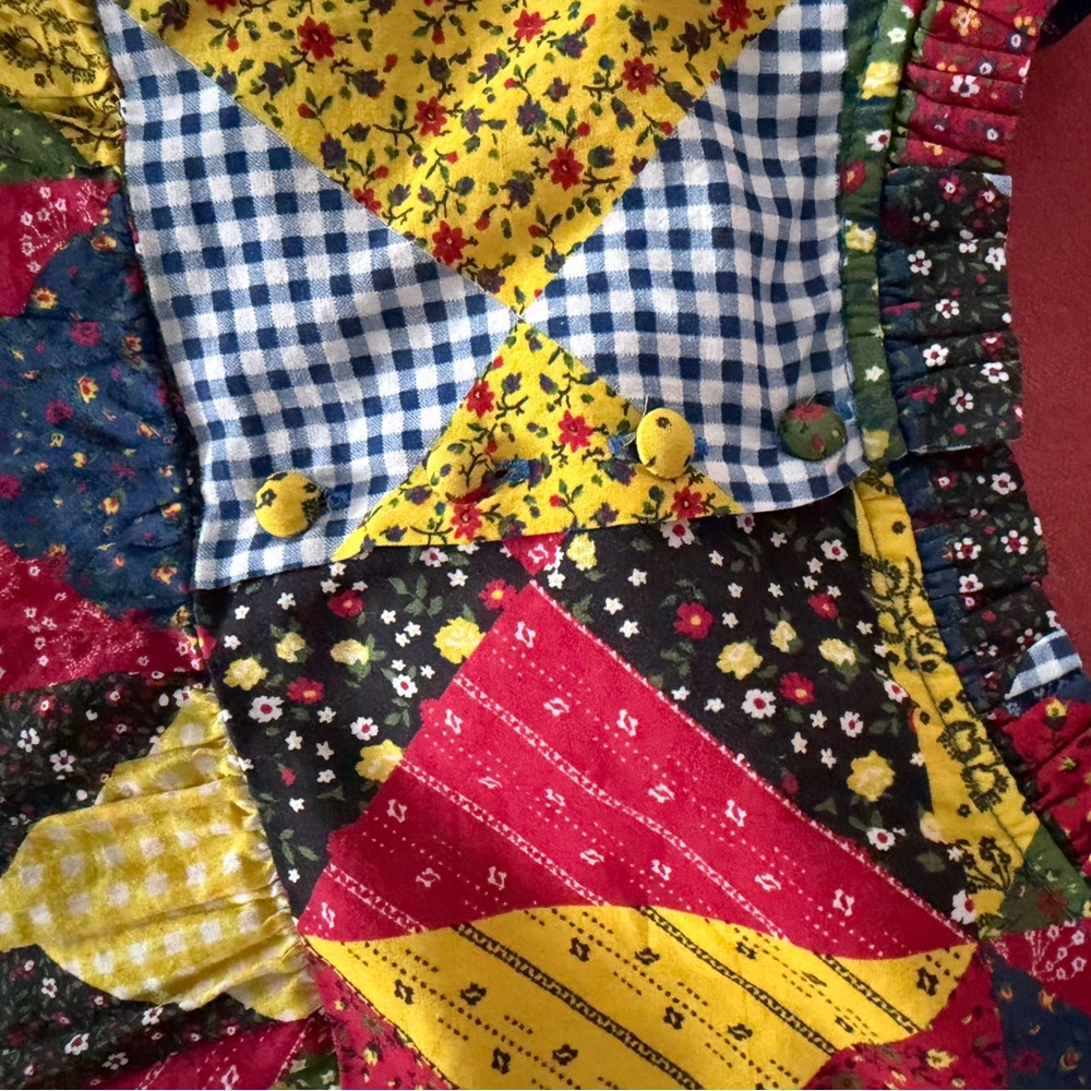 Doen Multicolor Patchwork Blouse - image 4